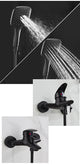 Black Brass Bathroom Shower Faucet