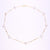 Silver Necklace Chain Floating Pearl