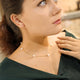 Silver Necklace Chain Floating Pearl