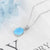 Sterling Silver Oval Pendant Necklaces