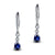 Sapphire Silver Ear Jewelry