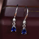 Sapphire Silver Ear Jewelry