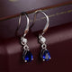 Sapphire Silver Ear Jewelry