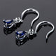 Sapphire Silver Ear Jewelry