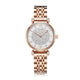 Silver Rose Gold Stainless Steel Watch