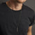 Black Rectangle Pendant Necklace Men