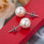 Classic Round Shell Pearl Earrings