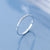 Silver Zircon Round Geometric Ring