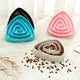 Triangular Dog Slow Eating Training Bowl