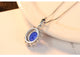 Elegant Oval Princess Diana Necklace