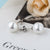 Classic Round Shell Pearl Earrings