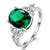 Silver Jewelry Ring With Oval Cut