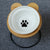 Pet Bowl Bamboo Shelf Ceramic