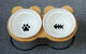 Pet Bowl Bamboo Shelf Ceramic
