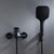 Black Brass Bathroom Shower Faucet