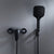 Black Brass Bathroom Shower Faucet