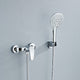 Black Brass Bathroom Shower Faucet