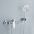 Black Brass Bathroom Shower Faucet