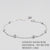 Sterling Silver Spacer Bead Chain Bracelet