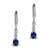 Sapphire Silver Ear Jewelry