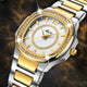 Women Watches Diamond Quartz Gold