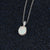 Sterling Silver Oval Pendant Necklaces