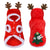 Christmas Dog Clothes Small Pet