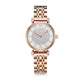 Silver Rose Gold Stainless Steel Watch