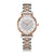 Silver Rose Gold Stainless Steel Watch