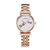 Silver Rose Gold Stainless Steel Watch