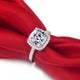 Women Crystal 925 Sterling Silver Ring
