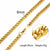 Men Necklace Gold Tone Snake