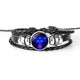 Luminous Bracelet Men Leather Charms